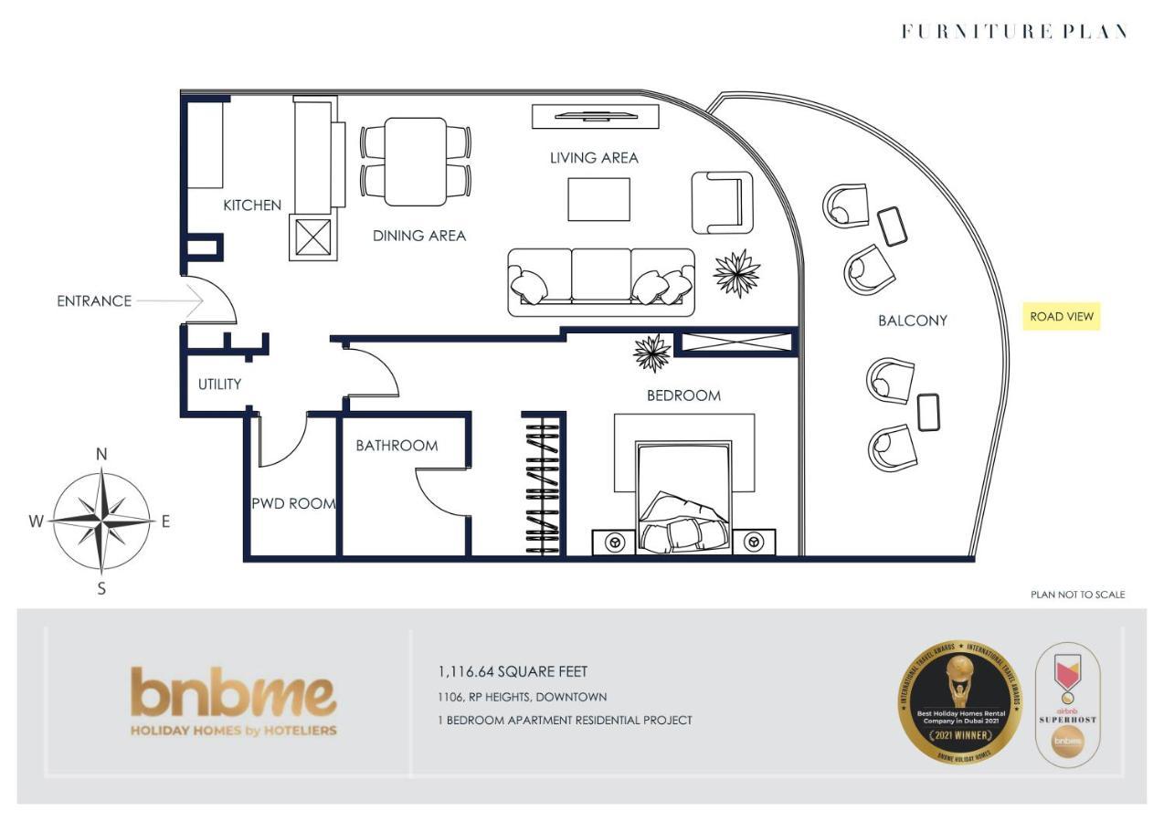 Bnbmehomes - 1 Bed - Seconds To Dubai Mall - 1106 Exterior foto